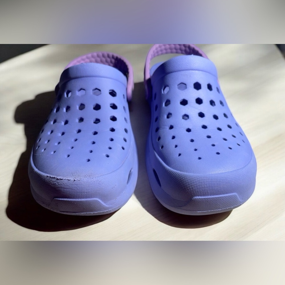 Joybees Kids' Dylan Slip-On Water Sandal Shoes Periwinkle Blue Youth Size 4 - Picture 4 of 6